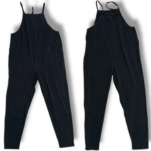 Storq Anytime Overalls Black Maternity Jumpsuit Women's Size 2 Small One-Piece